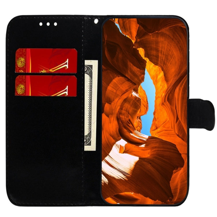 Colorful magnetic buckle leather phone case for Samsung Galaxy A05s, showcasing vibrant colors and a stylish design with card slots and a lanyard.